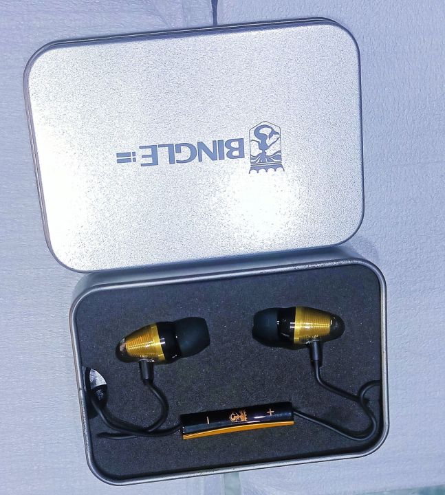 original Bingle headphones High Quality High Bass 💯 copper wire