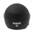 Gliders Half Face Bike Helmet Black.