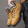 Men Snow Boots Outdoor Shoes For Male Thick Sole Sneakers for Men Winter Shoes Botines Tenis Keep Warm Fluff Mens Ankle Boots.