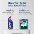 Harpic Toilet Cleaning Liquid Power Plus 10x Total Clean 750ml + Flushmatic Citrus In Cistern Toilet Cleaner Blocks (50g x2) Combo. 