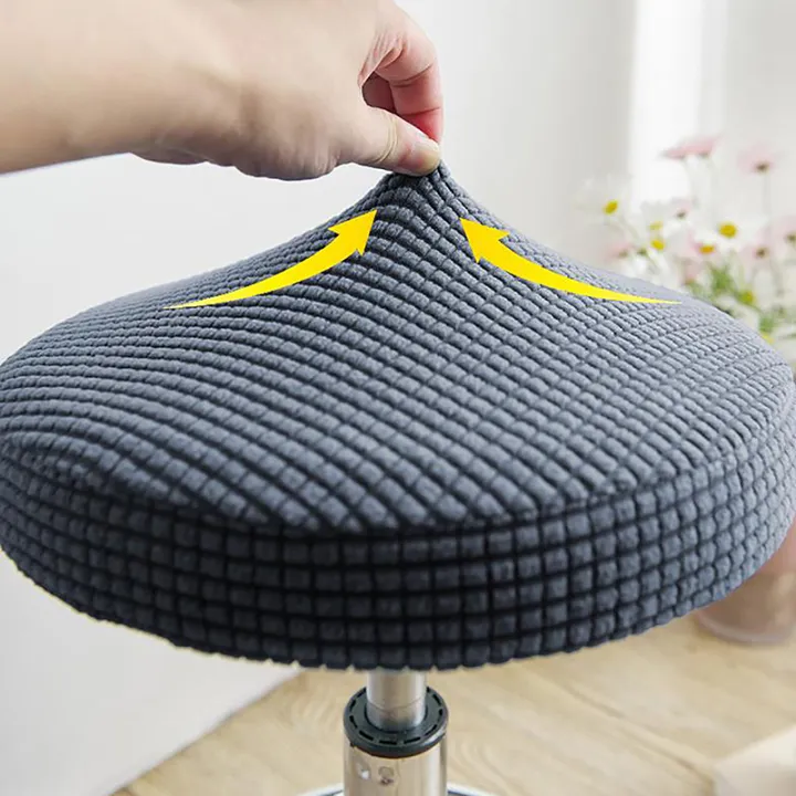 Bar%20Stool%20Cover%20Polar%20Fleece%20Round%20Chair%20Cover%20Removable%20Stool%20Slipcover%20Solid%20Seat%20Cushion%20Protector%20Washable%20Bar%20Stool%20-%20Image%203
