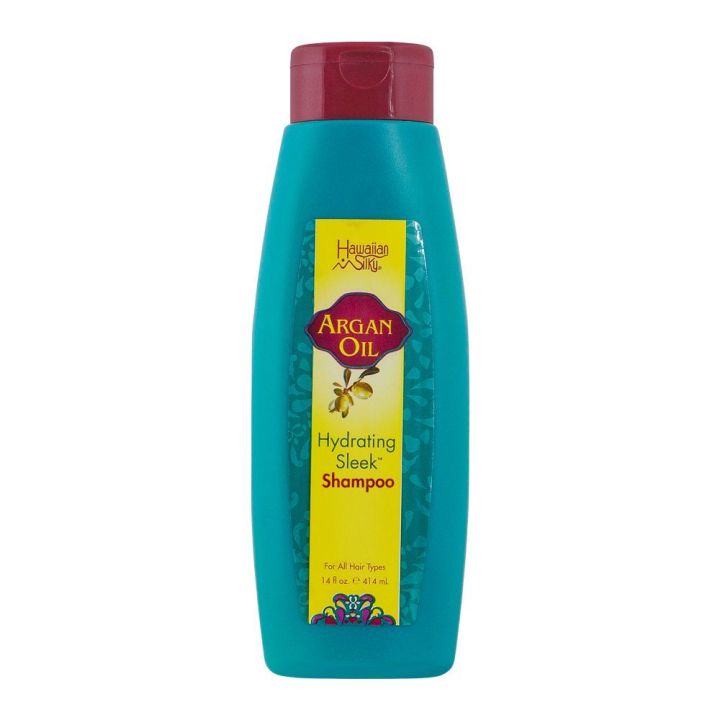 Hawaiian Silky Argan Oil Hydrating Sleek Shampoo 414ml