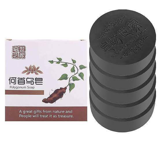 Polygonum hair soap