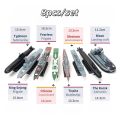8pcs/set 4D Assembly Warship Submarine Carrier Moscow Reagan Aegis Ship Model Kits 1/1000 15cm Puzzle Toys For Children.