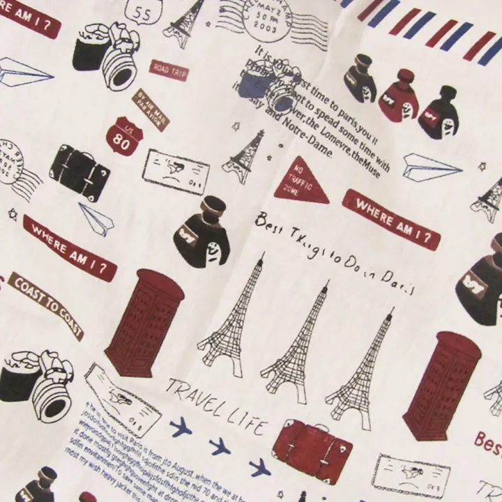 100%25%20Natural%20Cotton%20Linen%20Fabric%2090x145cm%20Eiffel%20Tower%20Cartoon%20Printed%20Textile%20for%20Upholstery%20DIY%20Skirt%20Garment%20Home%20Decorative%20-%20Image%204