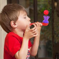 5-30PCS Suspended Blow Pipe Blow Ball Rod Game Children Balance Training Floating Blowing Ball Magic Dangling Family Kids Toy. 