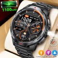 LIGE 1100mAh Battery Smart Watches For Man Outdoor Sport LED Flashlight Compass Men’s Smartwatch Bluetooth Call Men 2026 Watches. 