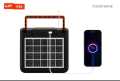 LP V96 Multi-Function Solar Power Bank with LED Light, FM & Mobile Charging – Portable Emergency Kit. 