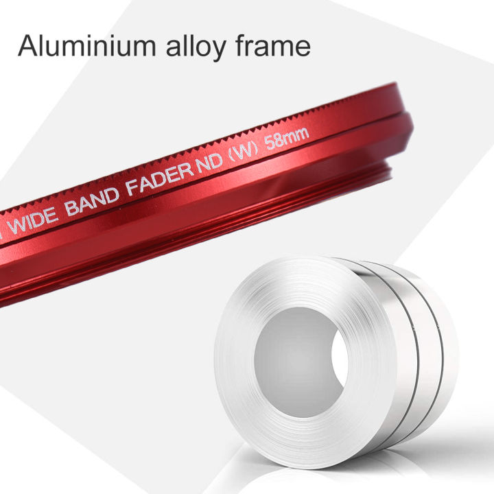 FOTGA%2058/%2067/%2072/%2077/%2082mm%20Slim%20ND%20Fader%20Variable%20Filter%20Neutral%20Density%20ND2%20to%20ND400%20Red%20for%20%20%20DSLR%20Camera%20ND%20Filter%20-%20Image%206