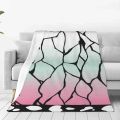 Shinobu Kimono Pattern Soft Warm Light Thin Blanket Kimono Pattern Demon Shinobu Kimetsu No Yaiba Shinobu Kocho Shinobu Pattern. 