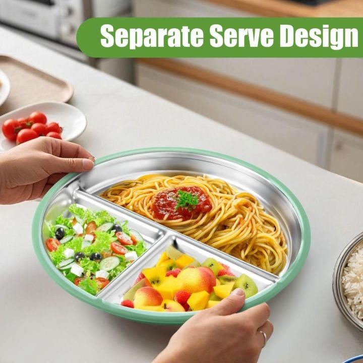 New%20Non-Slip%20Stainless%20Steel%20Kids%20Plate%20with%20Suction%20Anti%20Breakage%20Divided%20Baby%20Plates%20Silicone%20Sleeves%20Removable%20Toddler%20Bowls%20-%20Image%202