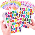 10/20/30/50PCS Numeric Letters Dots Heart Star Children Colored Sticker Paper Toys Album Diary Decoration Accessories Stickers. 
