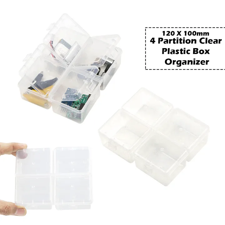4-Partition%20Plastic%20tools%20Box%20jewellery%20box%2011x9x3.5%20CM%20Rectangle%20Compartment%20Size%205x4%20CM%20For%20Multipurpose%20Packing%20&%20Storage%20Transparent%20Size%20100x80mm%20-%20Image%203