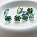 0.1-5CT Bluegreen Color Moissanite VVS1 3EX Cut Light Blue Green Color Moissanite Loose Stone Certified GRA DIY Silver Jewelry.