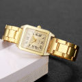 1/2PCS Fashion Women Quartz Wristwatches Square Dial Ladies Watch Girls Clock Reloj Mujer(Without Box).