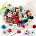 10pcs Large Hole Plush Leopard Beads Loose Spacer Charm Beads For Jewelry Making DIY Necklace Bracelet Jewelry Accessories. 