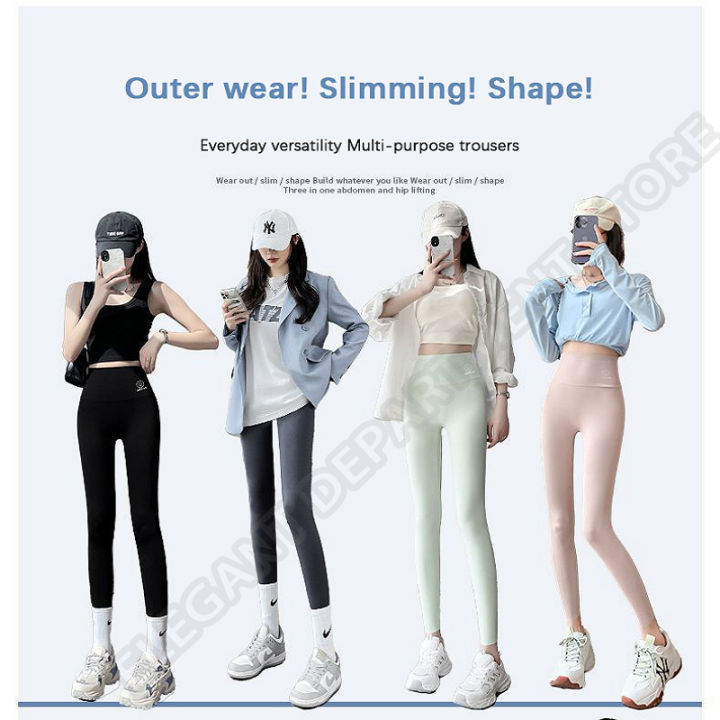 2024%20Spring%20New%20Seamless%20Shark%20Leggings%20Women%20Multicolor%20Thin%20High%20Waist%20Summer%20Sports%20Running%20Fitness%20Leggings%20-%20Image%203