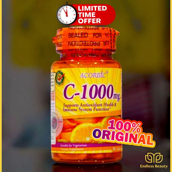 Acorbic Vitamin C 1000mg Capsules
