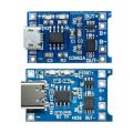 TP4056 Type-C / Micro-USB 5V 1A 18650 Lithium Battery Charger Module Li-ion Charging Board with Dual Protection Functions. 