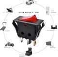 2/3 Position Toggle Switch, AC 15A/250V 20A/125V 3 Pin Mini SPST Industrial Switches, Use for Car Auto Boat Household Appliances. 