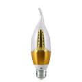 candle design led bulb 2 watt for fanuce and globes e27/E4 available. 