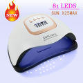 SUN X25 MAX Nail Dryer UV Lamp 380W Nail Curing Lamp 81 Led Manicure Lamp For Fingernails10s/30s/60s/99s Timer LCD Screen. 