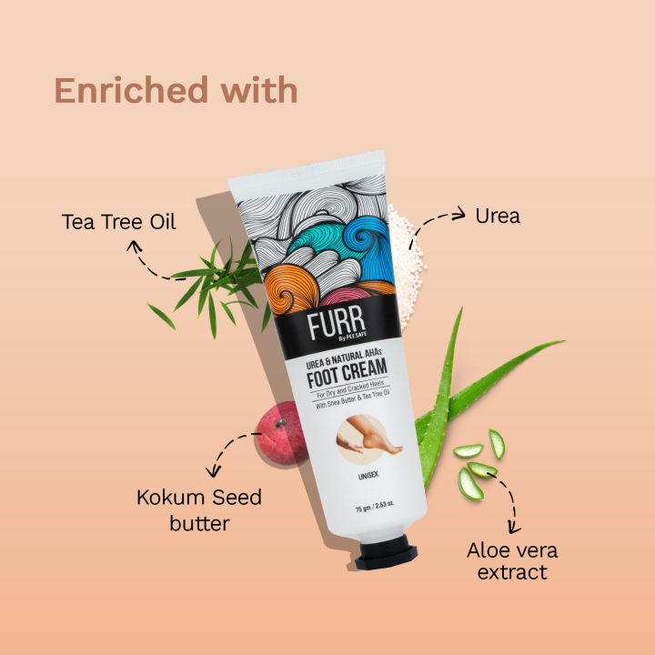 FURR%20By%20Pee%20Safe%20Urea%20&%20Natural%20AHAs%20Foot%20Cream%20%7C%20Unisex%20%7C%20For%20Dry%20&%20Cracked%20Heels%20%7C%20Deeply%20Hydrates,%20Repairs%20&%20Exfoliates%20%7C%20Shea%20Butter%20%7C%20Tea%20Tree%20Oil%20%7C%20Aloe%20Vera%20Extract%20%7C%2075g%20-%20Image%204