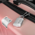Mini Lock Resettable 4 Dial Digits Code Number Password Combination Padlock Travel Security Lock for Luggage Lock Padlock Gym. 