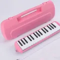 37 Key Melodica Musical Instrument Soprano Melodica Air Piano Keyboard with Box, 2 Mouthpieces. 