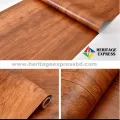 300x60 cm Self Adhesive Wood Grain Furniture Stickers PVC Wallpaper cabinets Gloss Film Vinyl Counter Top Decal ( 10x2 feet). 