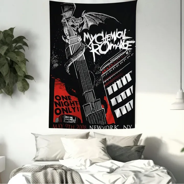 My%20Chemical%20Romance%20Hanging%20Bohemian%20Tapestry%20Japanese%20Wall%20Tapestry%20Anime%20Kawaii%20Room%20Decor%20-%20Image%202