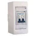 breaker box breaker small dp capacity 2 single breaker or 1 double breaker pure pvc. 