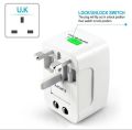 Universal Multi Plug Travel Adapter International Converter Power Socket UK/US/AU/EU/CA All in 1 Travel Adapter.