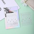 stone hair stickers for girls, new design hair stickers.