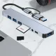 8 Port  USB 3.0 HUB USB C HUB Dock Station OTG Adapter 5Gpbs High Speed USB 3.0 2.0 Splitter 3.5 Audio for Macbook Pro Air. 