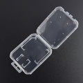10pcs Transparent Standard TF/SD Memory Card Case Holder Box Storage Boxes Protection Holder Memory Card Clear Plastic Case. 