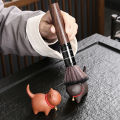 Creative Kitten modeling Ceramic Kung Fu Accessories Purple Clay Tea Set for Pets Cute Cat Raise Tea Fun Home Tea Art Ornaments. 