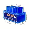 Elm327 Mini V2.1 - Wireless Car Diagnostic Scan Tool, Blue (Battery Not Included).