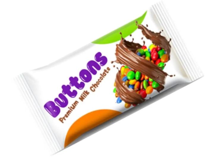 Buttons Premium Milk Chocolate Candies (6pcs)