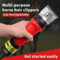 Professional Electric Horse hair & Camel donkey hair clipper 6 speed control with accessories. 