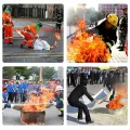 Portable Fire Blanket Fire Flame Retardant Emergency Survival Fire Shelter Safety Cover Fire Extinguisher Reusable Fireproof Mat. 