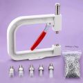 Beading Machine Pearl Inlay Machine Clothing Tool Rivet Repair Shoe Bag Beading Machine DIY Jewelry Set. 