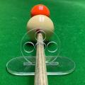 Billiards Rod Training Aids Pool Table Stick Practice 5 Holes Stable Pool Cue Accuracy and Club Control Trainer for Beginners. 
