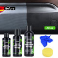 Hviero-S24 Plastic Renovator for Car Clean Spray Trim Long-lasting Agent Liquid Rubber Refresh Hydrophobic Coating Wax Automotiv. 