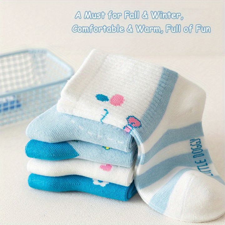 5%20Pairs%20Cinnamoroll%20Kids%20Socks,%20Cute%20Cartoon%20Cotton%20Crew%20Socks%20for%20Girls%20-%20Image%204