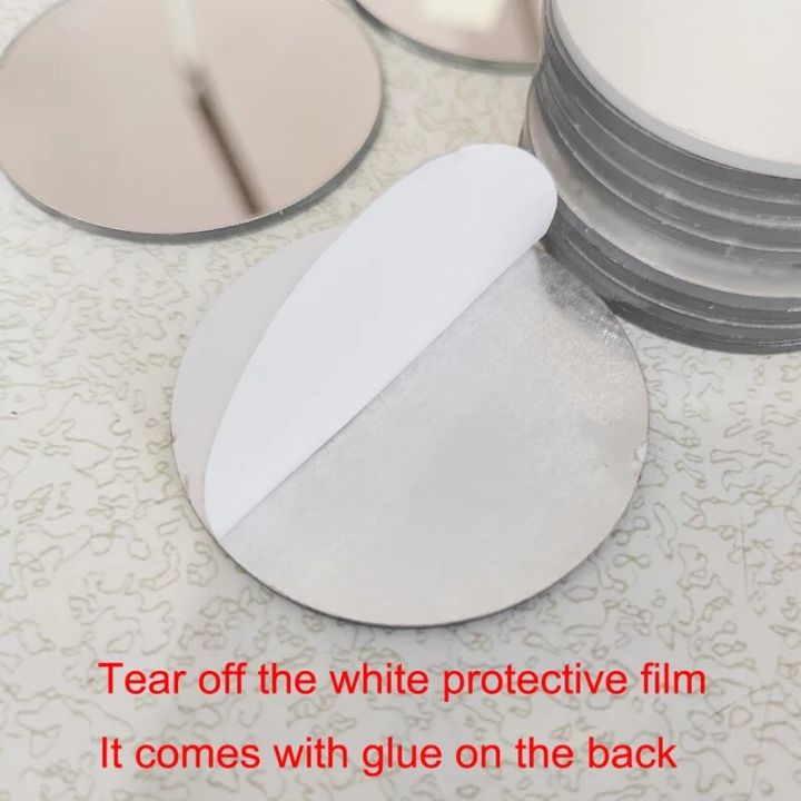 5Pcs%20Diy%20Mobile%20Phone%20Case%20Self-Adhesive%20Lens%20Sticker%20Portable%20Makeup%202mm%20Round%20Mirror%20Sticker%20Mirror%20Decal%20For%20Smartphone%20-%20Image%205
