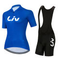 2025 Pro Team Women LIV Cycling Set Summer Women MTB Bike Cycling Clothing Bicycle Clothes Ropa Ciclismo Cycling Jersey Set. 