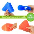 12/24pcs Agile Disk Cone Sleeve Multi sport Training Space Cone Football Skill Training Convenient Props Training Obstacles.