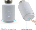 LBI Thermostat Radiateur Connecté - Tête Thermostatique Programmable Compatible Alexa, Google Assistant, Tuya Smart & Smart Life - Vanne Connectée Facile & Pratique - Robinet Eco Energie. 