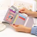 New Short Women Wallets Kpop Heart-Shaped Cute Small Women's Wallet High Quality PU Leather Slim Simple Female Purse. 
